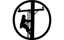 Diseño Vectorial de Liniero en Poste para Corte Láser DXF