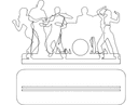 Design Vetorial de Banda de Música ao Vivo para Corte a Laser DXF