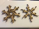 Lizard Mandala Snowflake Laser Cut Vector File