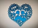 Diseño Vectorial de Aves del Amor en Corazón para Corte Láser