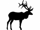 Archivo Vectorial de Silueta de Ciervo para Corte Láser DXF