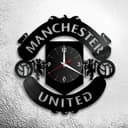 Manchester United Football Club Wall Clock DXF Laser Cut File