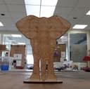 Archivo Vectorial de Elefante Mandala para Corte Láser
