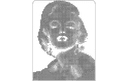 Marilyn Monroe Halftone Portrait Vector DXF File