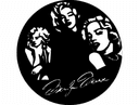Marilyn Monroe Portrait Wall Art DXF Vector File