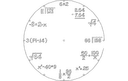Math Equation Wall Clock Face Vector DXF File