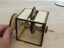 Mechanical Geneva Drive Mechanism Laser Cut File (DXF, SVG)