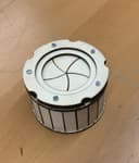 Mechanical Iris Box Laser Cut Vector File (SVG)