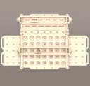 Archivo Vectorial de Calendario Perpetuo Mecánico para Corte Láser