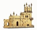 Castillo Medieval Puzzle 3D Archivo Vectorial para Láser