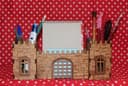 Medieval Castle Desk Organizer Laser Cut Vector File (DXF)