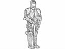 Diseño Vectorial de Armadura de Caballero Medieval para CNC DXF