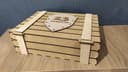 Plano de Caixa de Presente Estilo Engradado Militar para Laser Cut