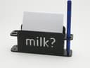 Milk Note Holder and Pen Organizer Laser Cut Template SVG