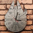 Archivo Vectorial Reloj de Pared Millennium Falcon para Corte Láser DXF