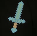 Molde de Espada Pixel Minecraft para Corte a Laser (SVG, DXF, CDR)