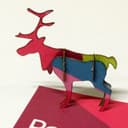 Archivo Vectorial de Reno 3D Mini para Corte Láser (DXF)