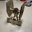 Mini TIE Fighter Starfighter Modelo 3D Vector para Corte Láser