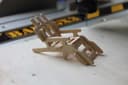 Rompecabezas 3D de Silla Adirondack en Miniatura Archivo DXF