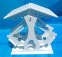 Miniatura de Balanço de Jardim 3D Puzzle Vetor para Corte a Laser