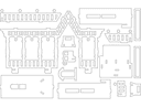 Planos Vectoriales de Mini Villa Puzzle 3D para Corte Láser
