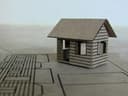 Miniature Wooden House 3D Puzzle Laser Cut SVG File