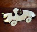 Arquivo Vetorial de Mini Carro de Brinquedo para Corte a Laser