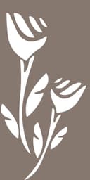 Diseño Floral Abstracto Minimalista para Corte Láser