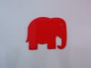 Arquivo Vetorial de Silhueta de Elefante para Corte a Laser