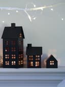 Linternas de Casitas para Velas Vector para Corte Láser