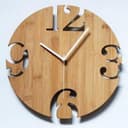 Minimalist Modern Cutout Wall Clock Vector File