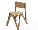 Silla Minimalista de Madera Contrachapada Archivo Vectorial Laser Cut