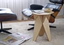 Minimalist Plywood Side Table Laser Cut Plan Vector