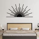 Minimalist Sunrise Wall Art Vector File for Laser Cutting
