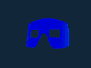 Minimalist Superhero Mask Vector for Laser Cutting