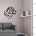 Minimalist Tiger Head Wall Art Laser Cut Vector File