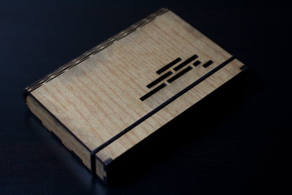 Minimalist Wooden Flex Box with Living Hinge DXF Vector