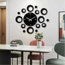Relógio de Parede Circular Abstrato Moderno - Arquivo Vetorial