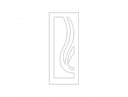 Diseño de Panel de Puerta Moderno Abstracto Archivo DXF