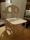 Silla Infantil Moderna DIY - Archivo Vectorial DXF para Láser