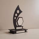 Modern Custom Trophy Vector File for Laser Cutting (DXF, SVG)