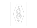 Panel Decorativo Moderno con Diseño de Espirales Archivo DXF