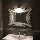 Design de Moldura de Espelho Decorativo Moderno Vetor DXF
