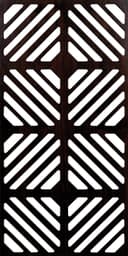 Modern Diagonal Grid Decorative Panel Vector DXF