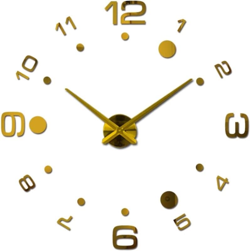 Modern DIY Frameless 3D Wall Clock Vector File - DXF, SVG, AI
