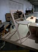 Silla Plegable Moderna de Madera - Archivo Vectorial CNC