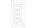 Arquivo Vetorial DXF de Painel de Porta Moderno para Corte a Laser