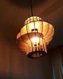 Modern Geometric Pendant Lamp Laser Cut File