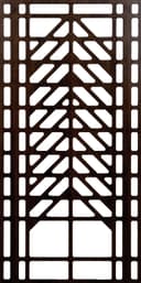 Modern Geometric Tree Screen Laser Cut DXF File