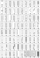 Colección de Vectores de Diseño de Puertas Interiores Modernas